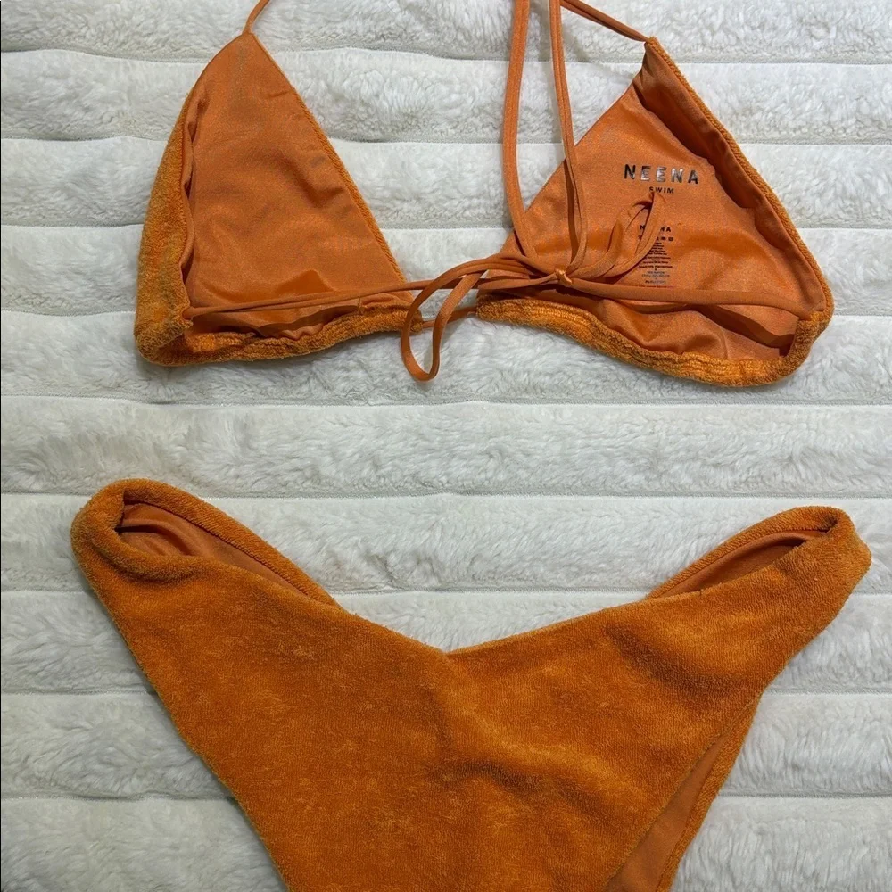 Oh Polly Vibrant Orange Bikini Set